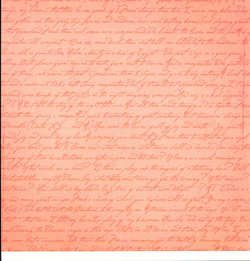 Gold Cerulean Pink Stripe - Gold Cerulean Pink Script