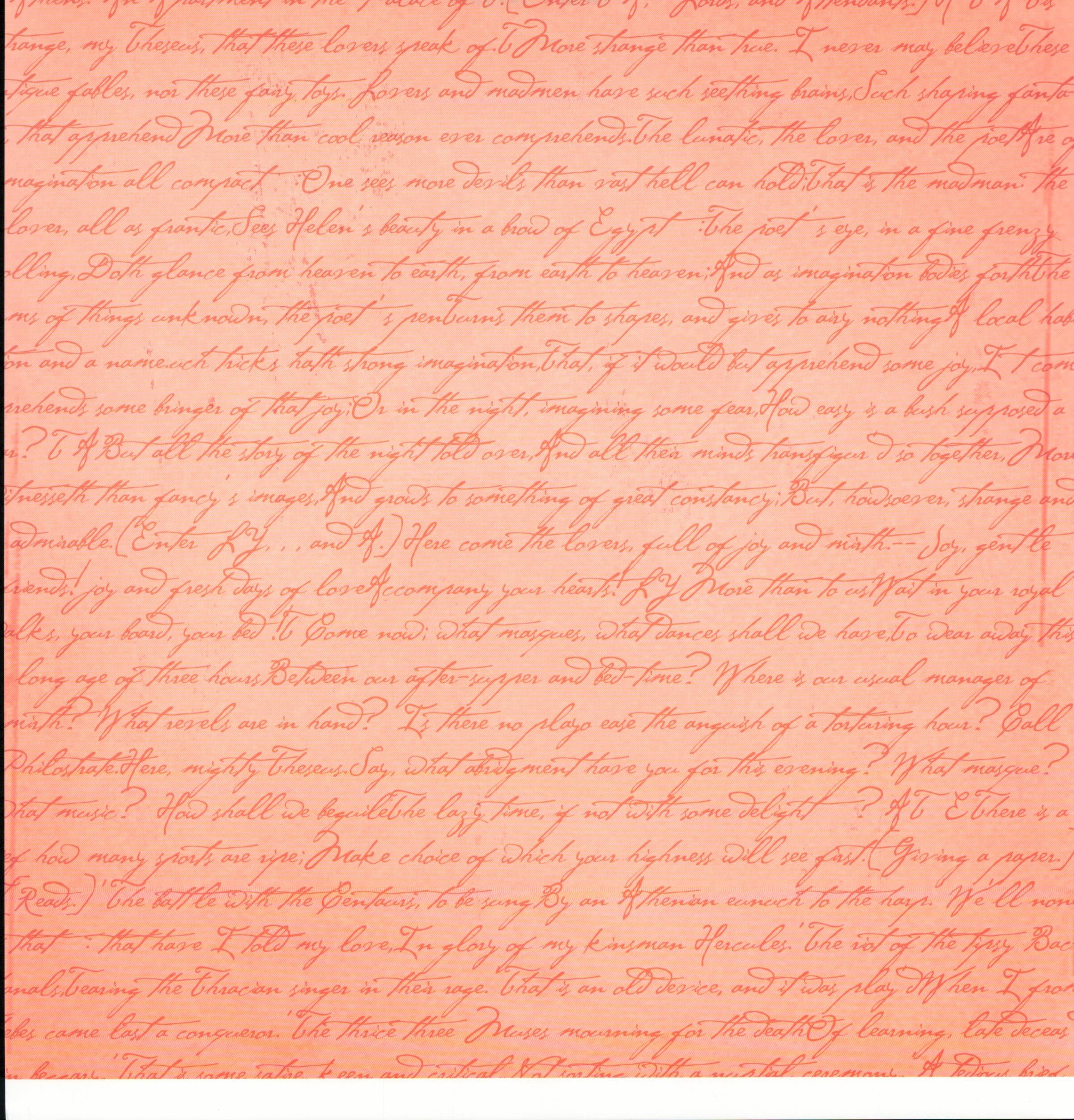 Gold Cerulean Pink Stripe - Gold Cerulean Pink Script
