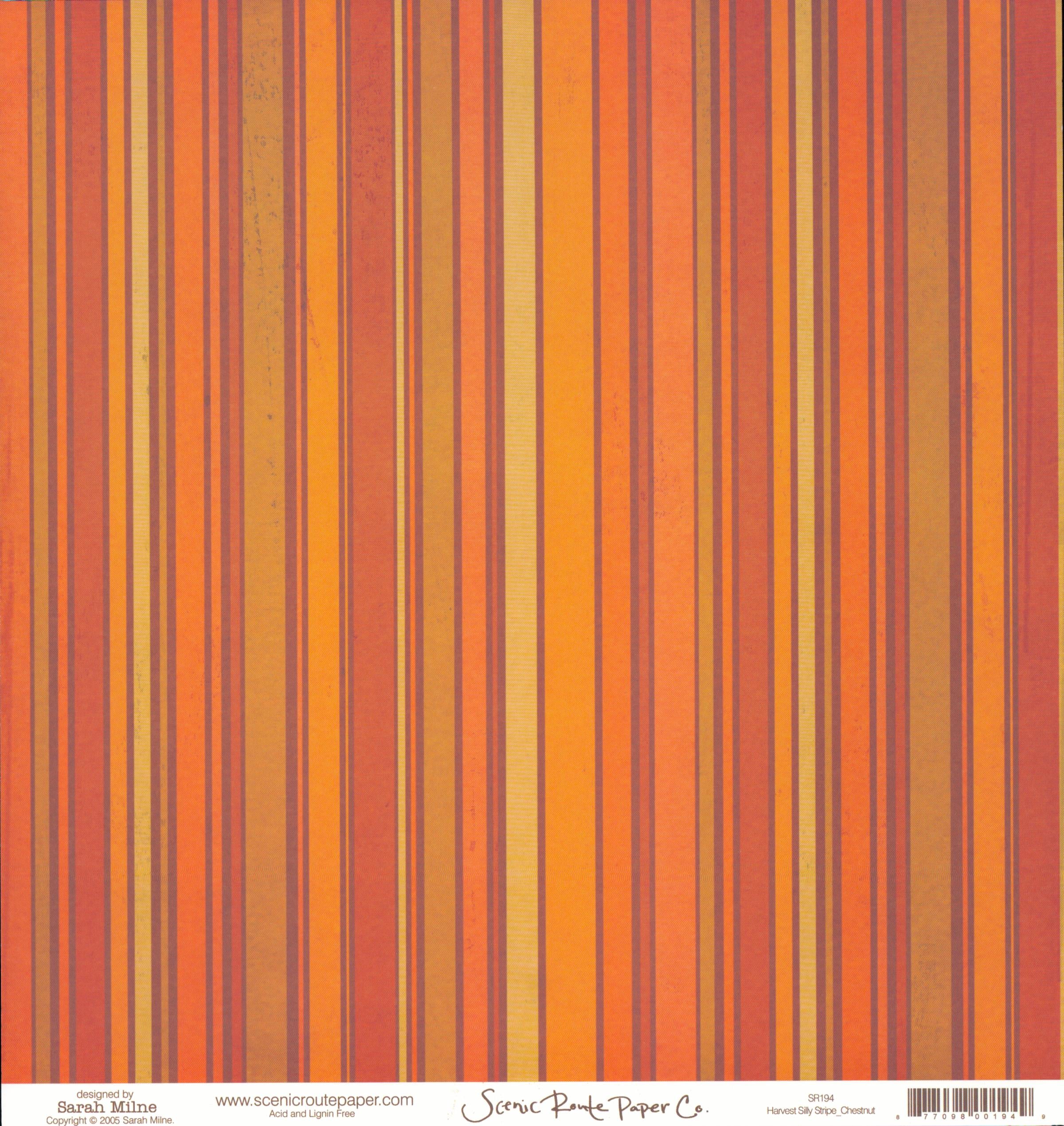 Harvest Silly Stripe Chestnut
