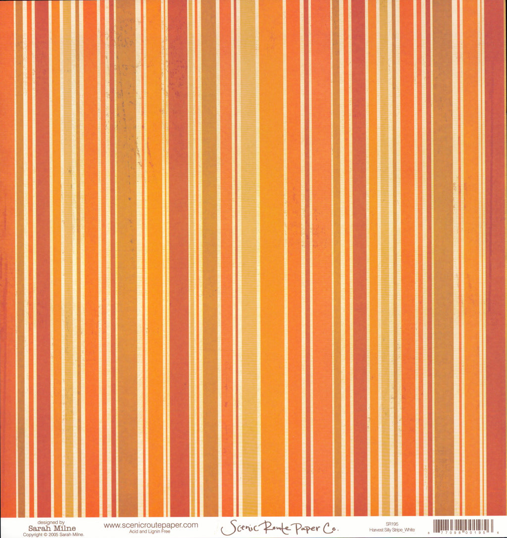 Harvest Silly Stripe White