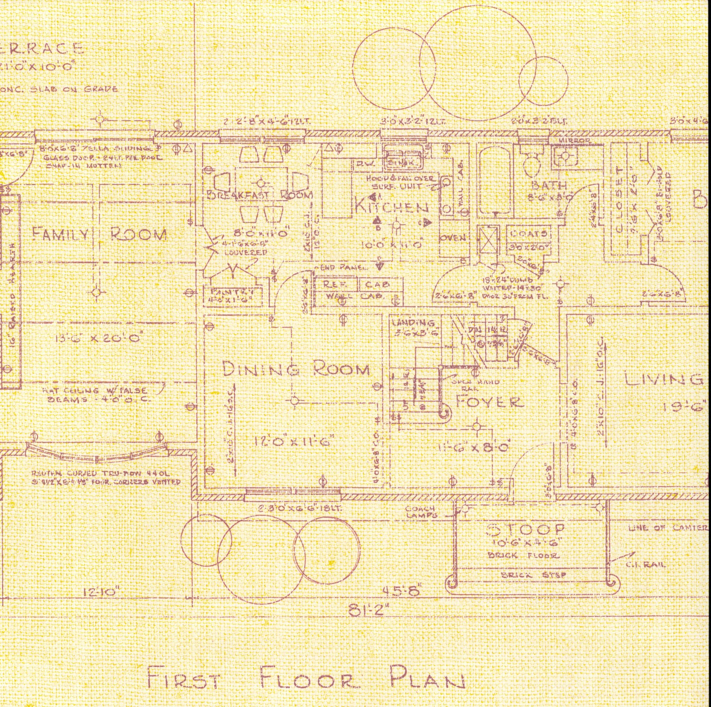 Flair Designs Family Collection House Plans - Floor Plan Print Front