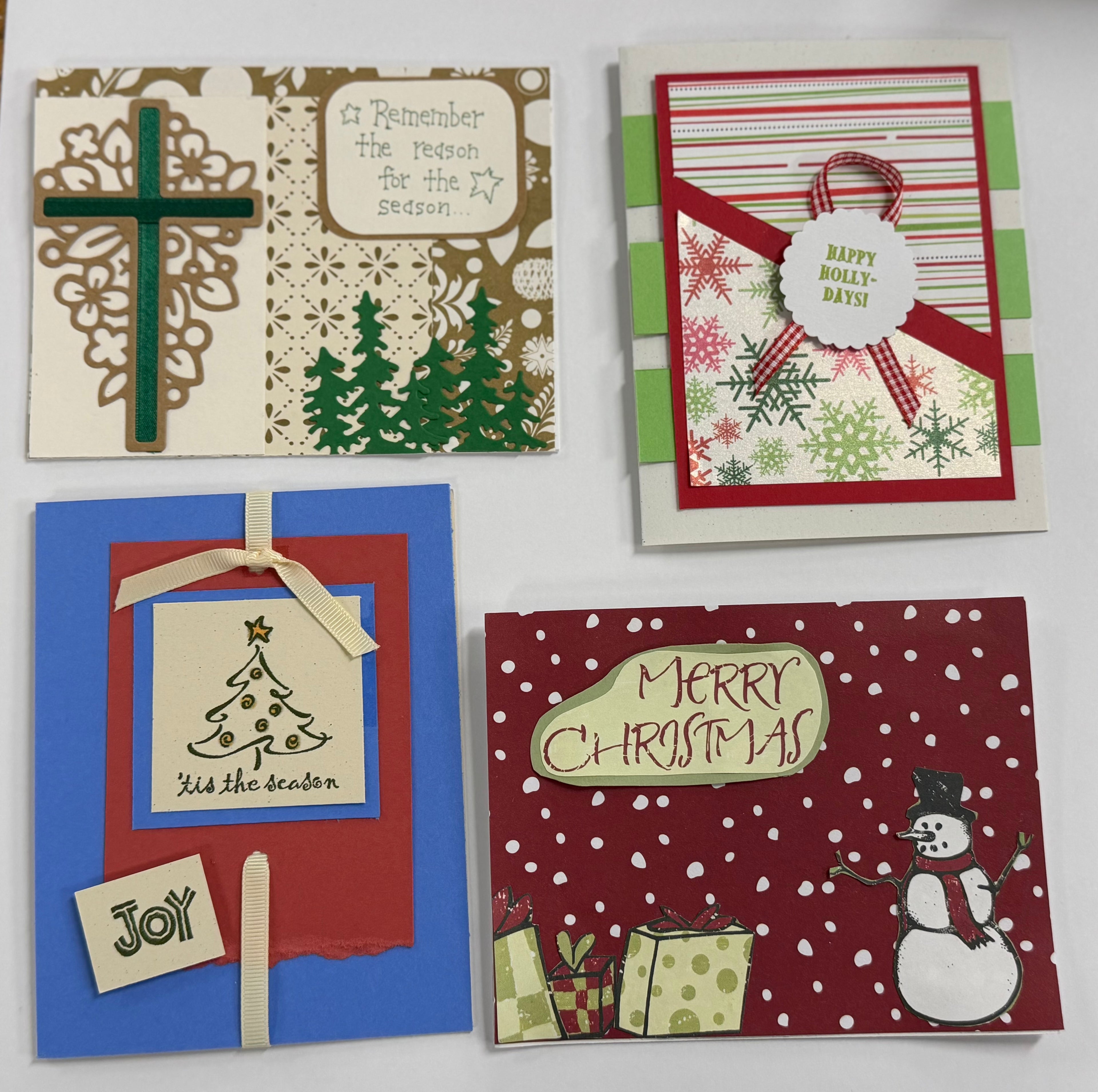 Beginner Christmas card class with Karen St Cyr