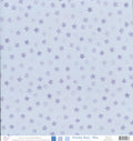 Reminders of Faith Twinkle Stars Blue 12x12 scrapbook paper with soft periwinkle tone-on-tone star pattern on pale blue background