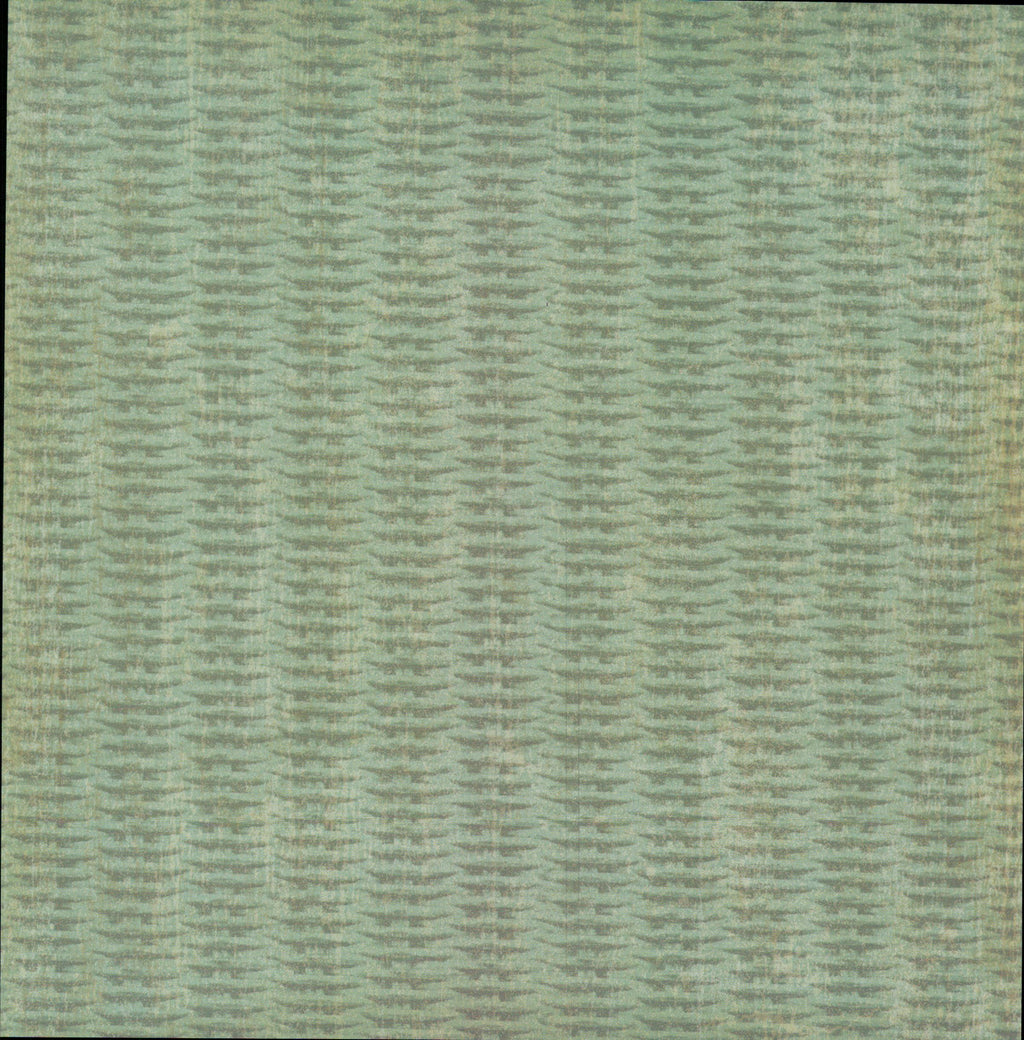 Craft Smith Jet Set Joy - Side A: muted sage green textured background with repeating abstract dashed wave motifs