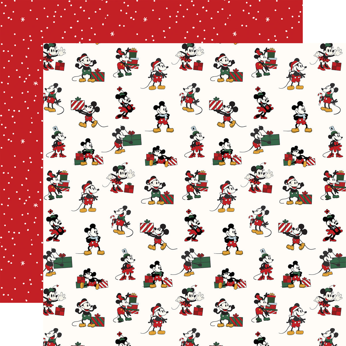 Mouse And Me Christmas — Present Pals 12×12 Double-Sided Paper