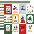 Mouse And Me Christmas — 3×4 Journaling Cards 12×12 Double-Sided Paper