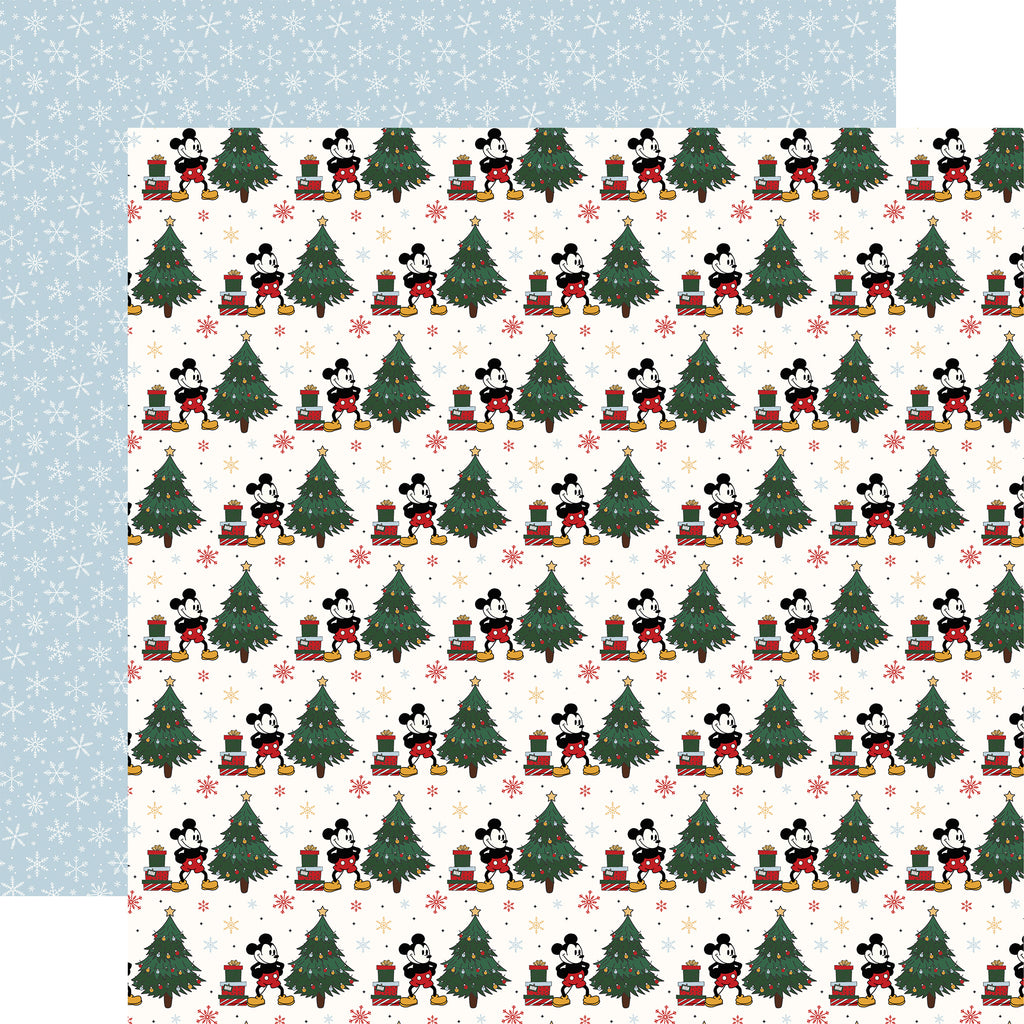 Mouse And Me Christmas — Presents Under the Tree 12×12 Double-Sided Paper
