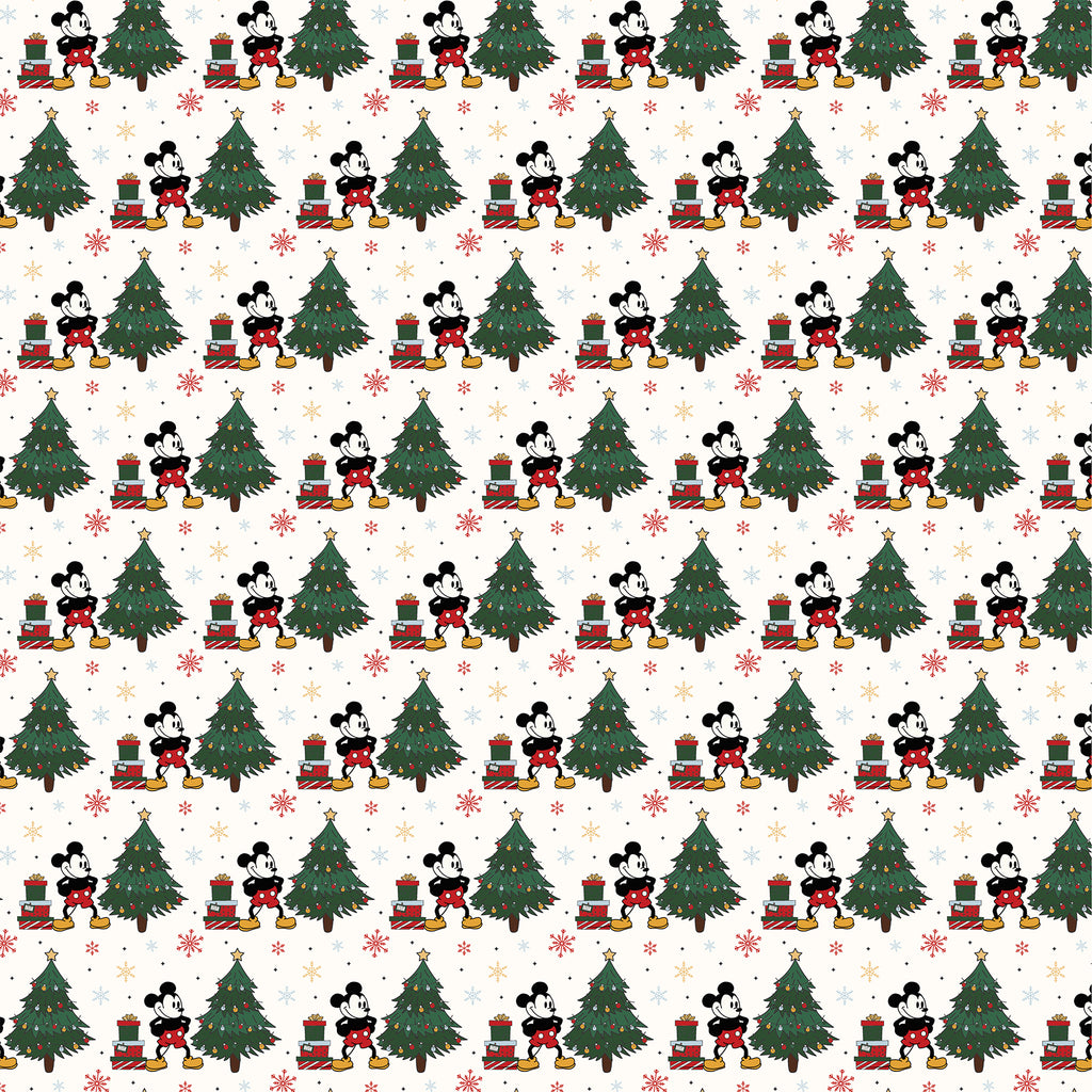 Mouse And Me Christmas — Presents Under the Tree 12×12 Double-Sided Paper