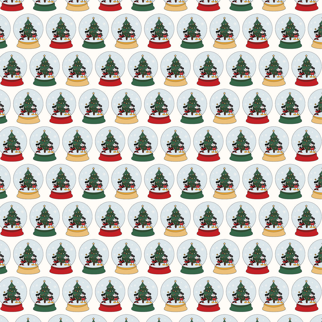 Mouse And Me Christmas — Mouse And Me Snowglobes 12×12 Double-Sided Paper
