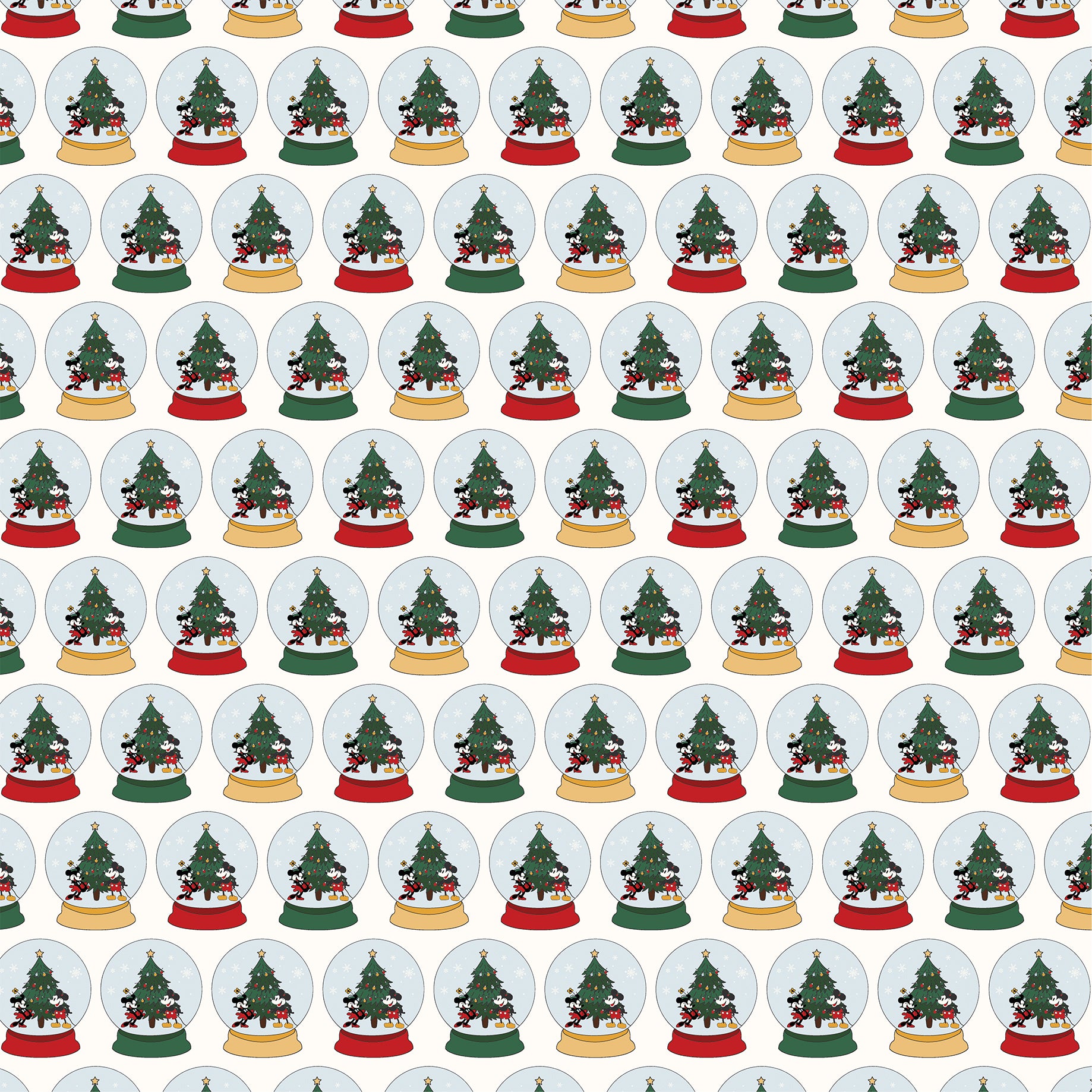 Mouse And Me Christmas — Mouse And Me Snowglobes 12×12 Double-Sided Paper