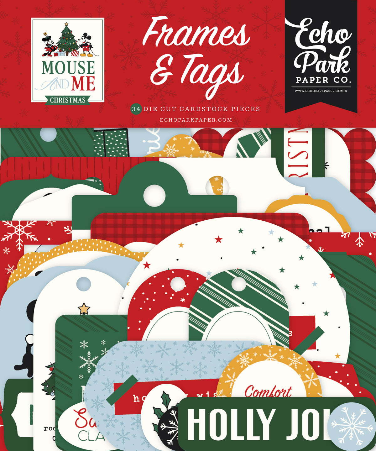 Mouse And Me Christmas Frames & Tags