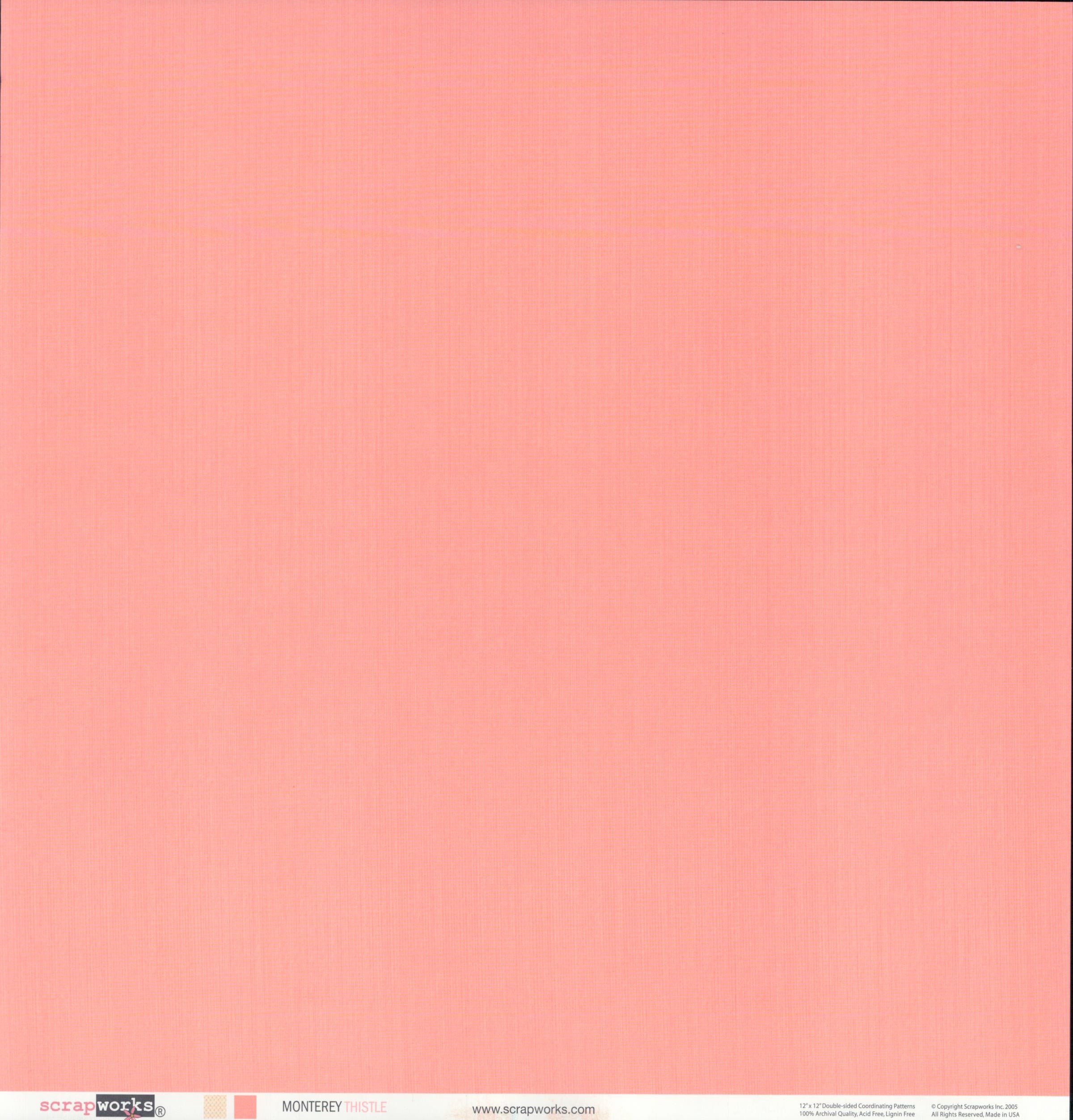Scrapworks Monterey Thistle 12x12 Double-Sided Cardstock