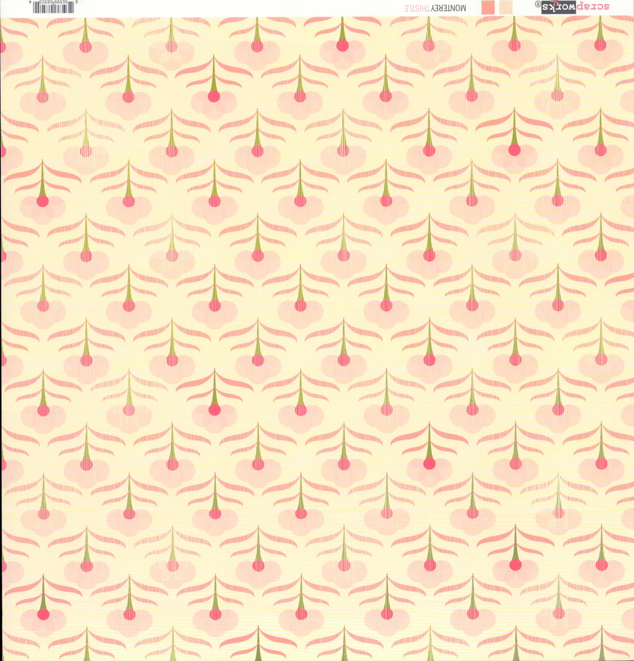 Scrapworks Monterey Thistle 12x12 Double-Sided Cardstock