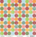 Multi Circles with Text - Multi Stripe with Black
