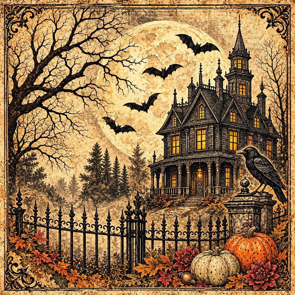 Victorian Halloween - Digital Download