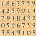 Playing Cards numbers Large