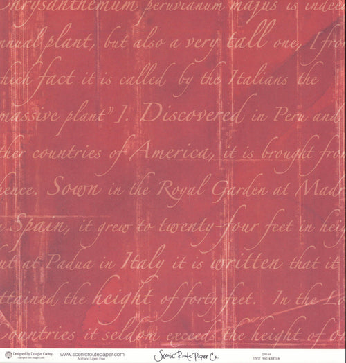 Big Red Daisy - Red Notebook