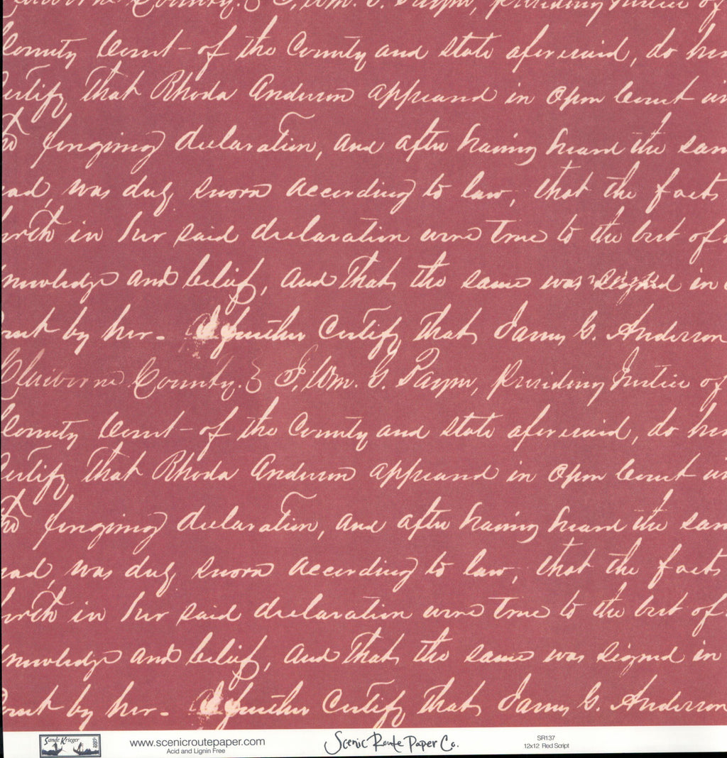 Sm Diamonds Red Pink Orange - Red Script