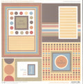 SEI Seasoned Cardstock Frame and Journaling Stickers — large frame and journaling stickers with be thankful, falling for you, and our family sentiments