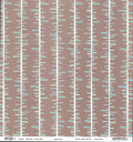 Sassafras Lass Dapper Dan Simply Static Brown cardstock with vertical white stripes and scattered mint and teal dashes on taupe-brown background