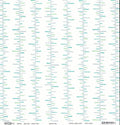 Sassafras Lass Dapper Dan Simply Static Mint cardstock with vertical grey stripes and scattered mint and teal dashes on white background