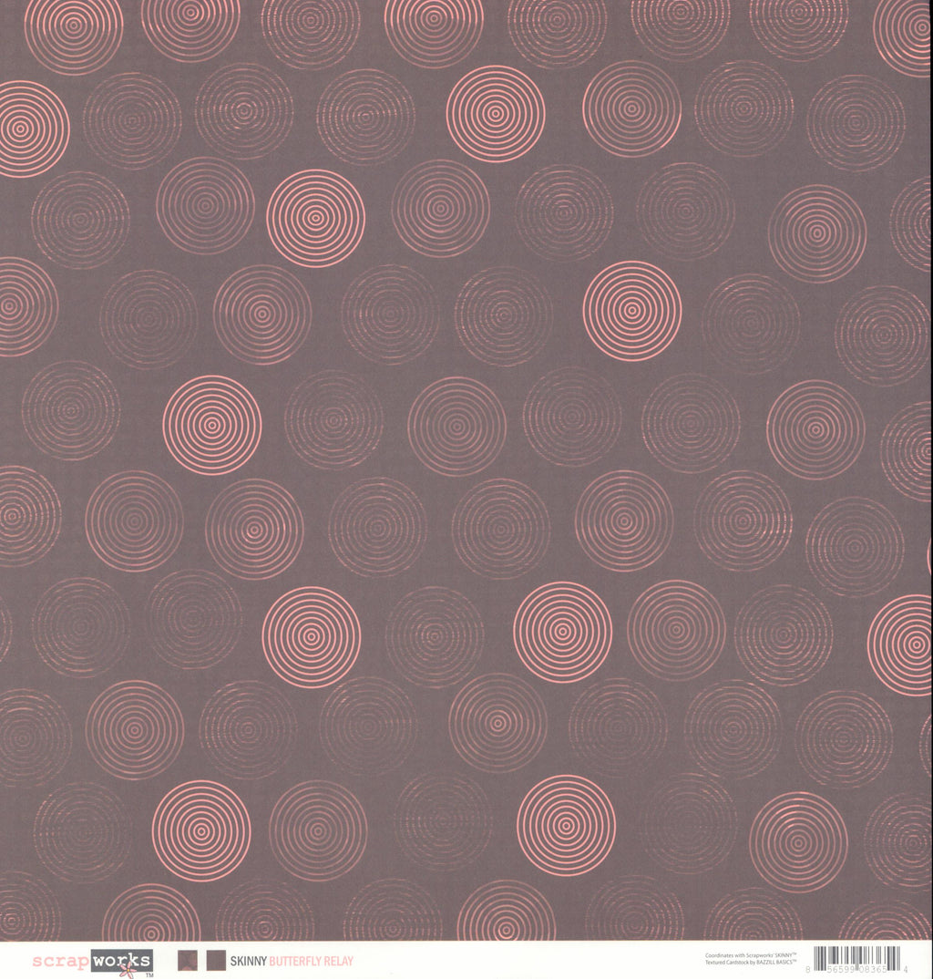 Scrapworks Skinny Butterfly Relay 12x12 Double-Sided Cardstock
