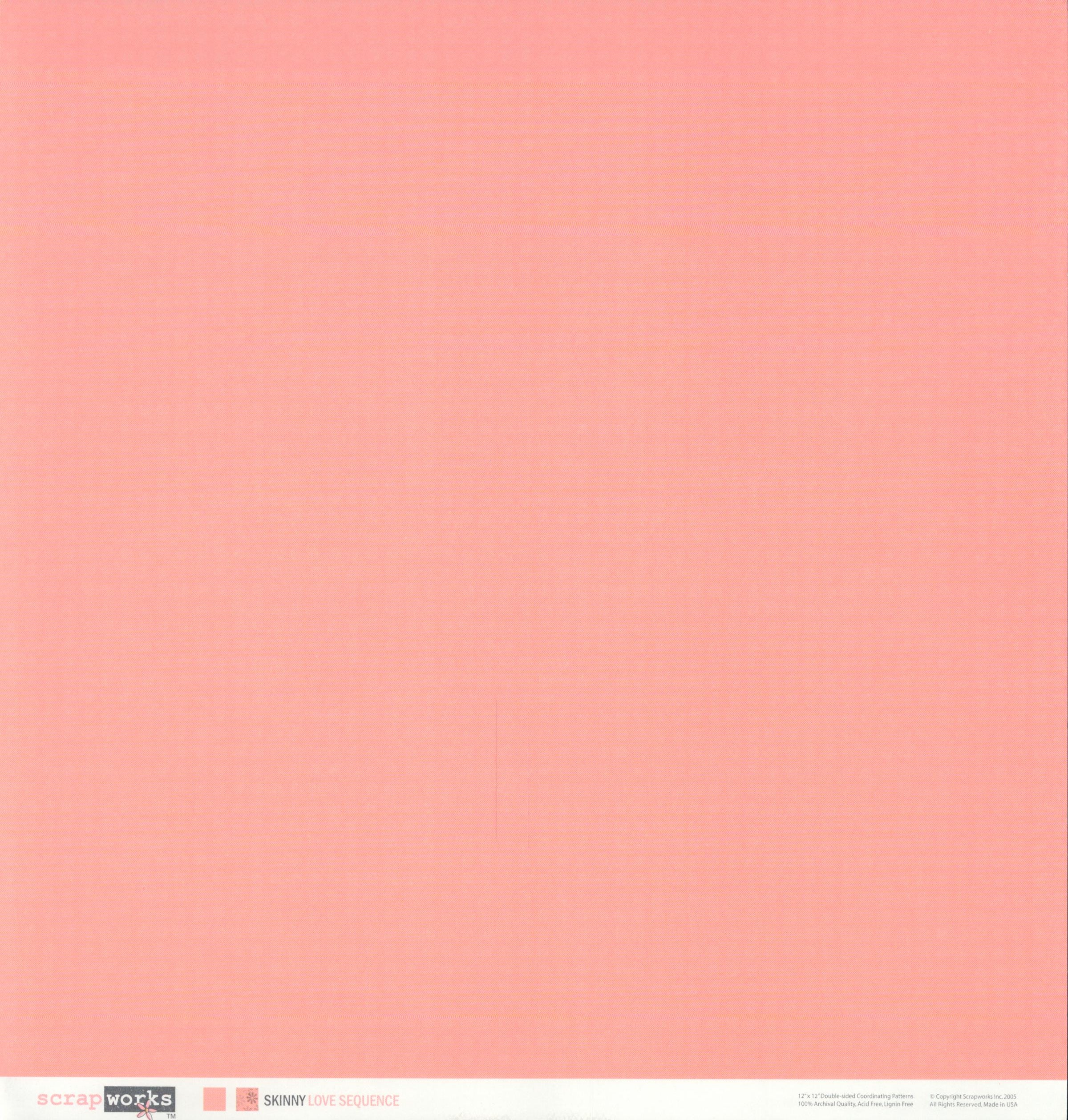 Scrapworks Skinny Love Sequence 12x12 Double-Sided Cardstock