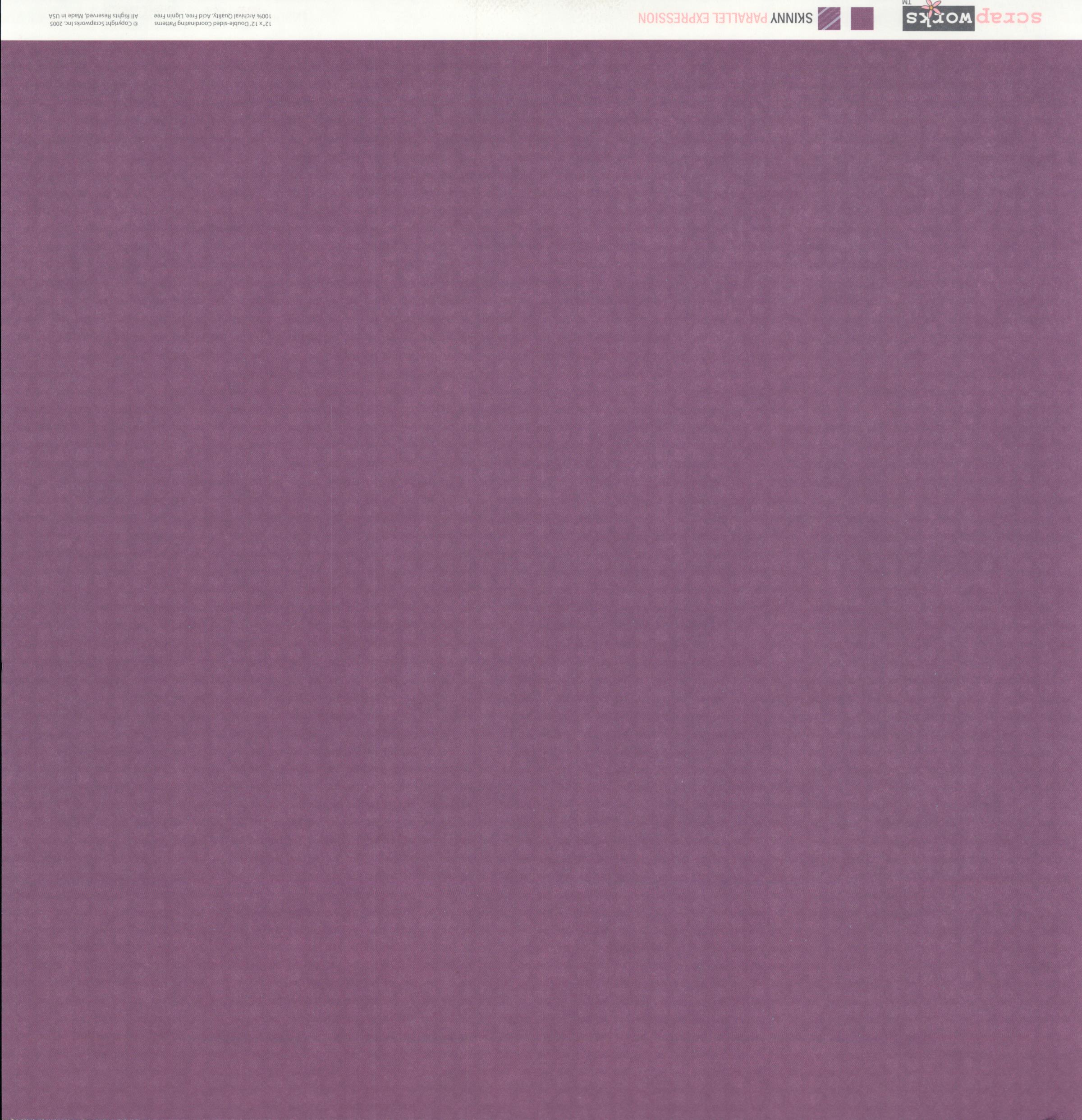 Scrapworks Skinny Parallel Expression 12x12 Double-Sided Cardstock