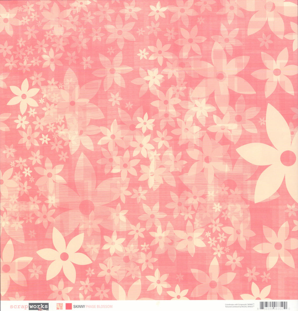 Scrapworks Skinny Phase Blossom - Floral Blossom Pattern Reverse