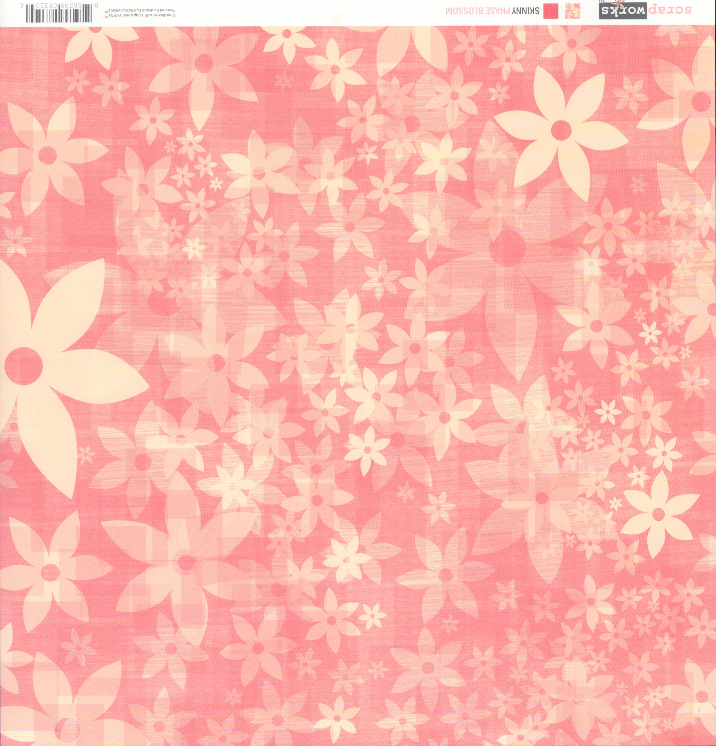 Scrapworks Skinny Phase Blossom - Floral Blossom Pattern Reverse