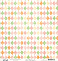 Sm Pastel Diamonds - Lt Yellow Script