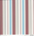 SEI Grandpa's Attic Suspenders 12x12 cardstock — cream background with burgundy, blue and gray vertical stripes