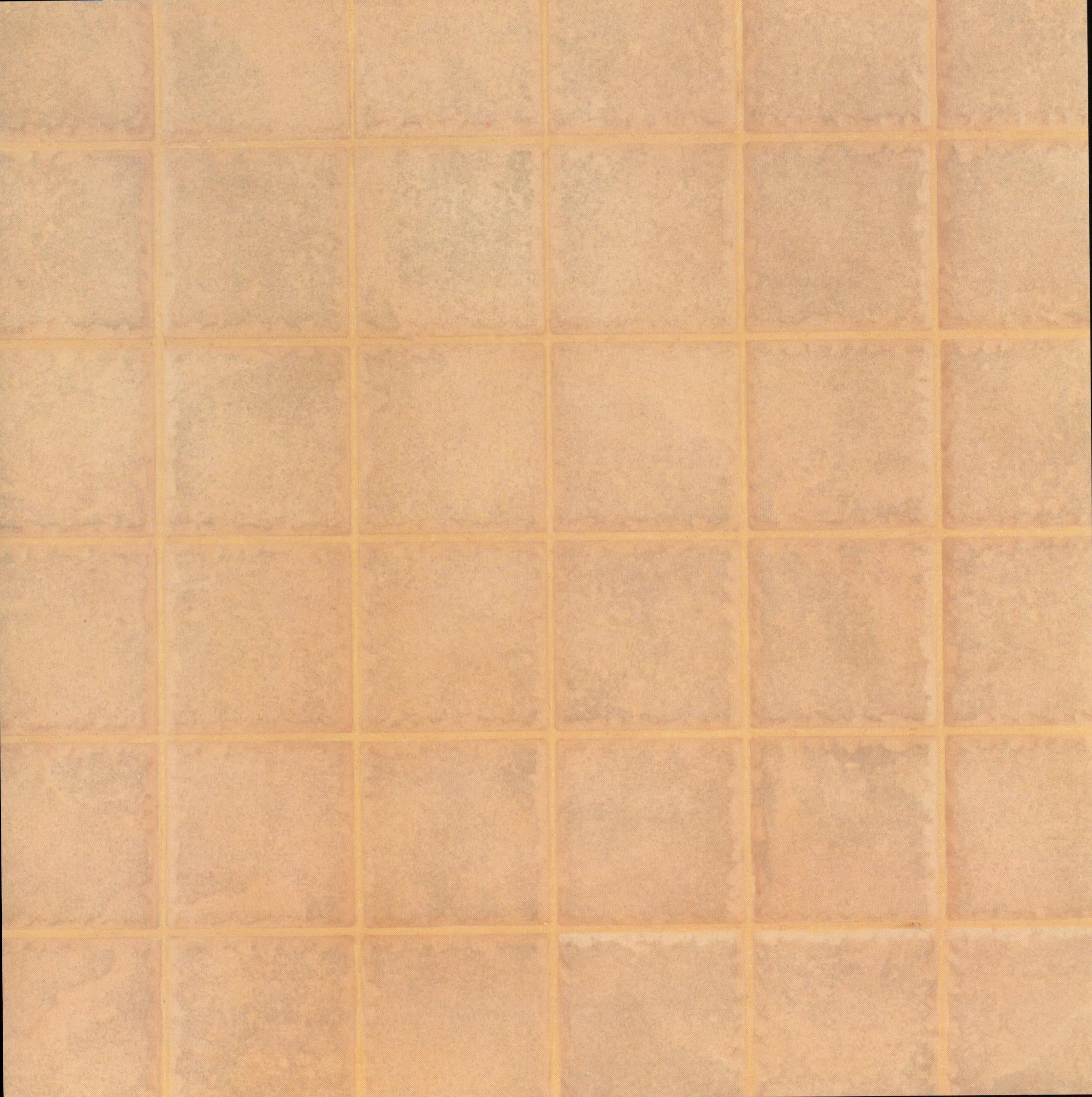 Leisure Arts Elements Tile Brown 12x12 scrapbook paper with subtle watercolor tile grid pattern in warm sandy peach-brown