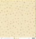 Reminders of Faith Twinkle Stars Natural 12x12 scrapbook paper with warm cream and tan tone-on-tone star pattern on ivory background