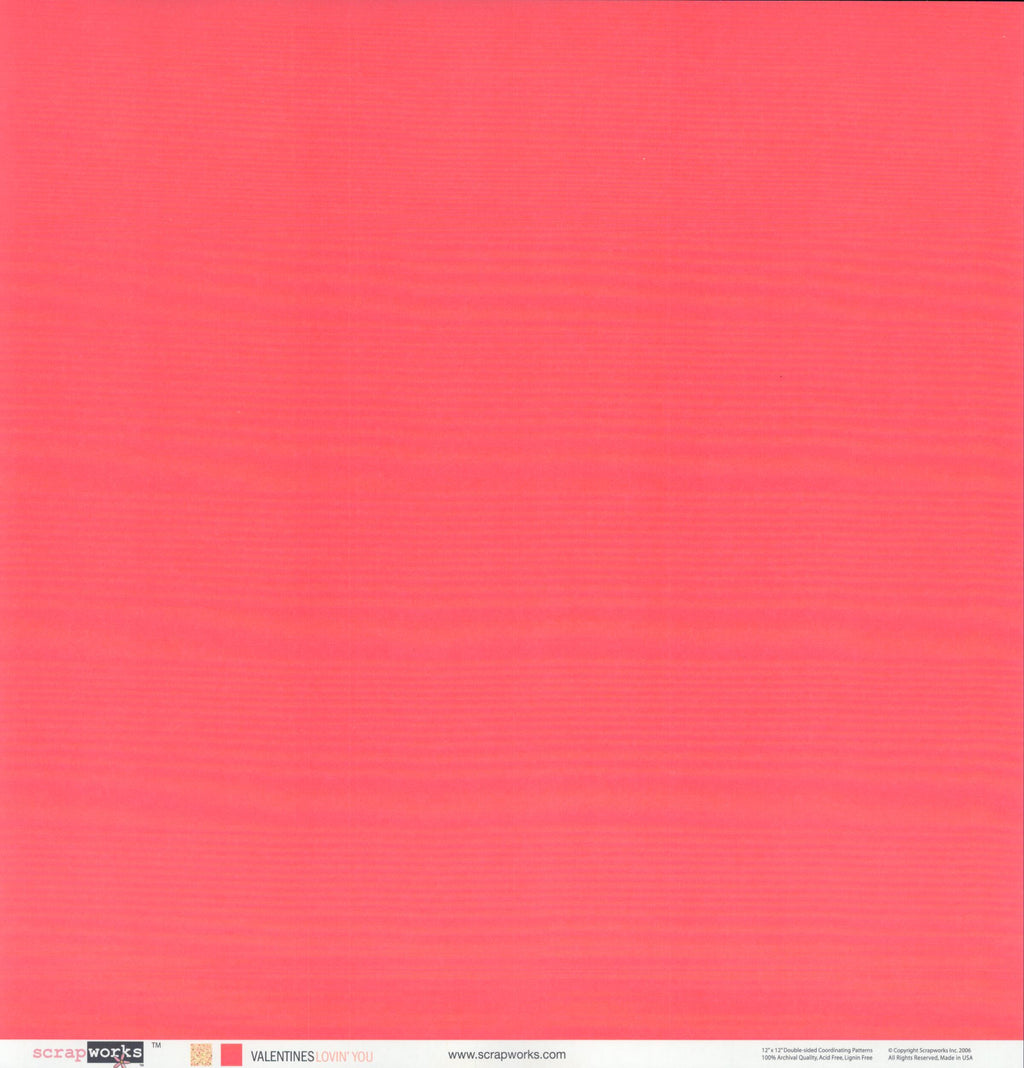 Scrapworks Valentines Lovin' You 12x12 Double-Sided Cardstock