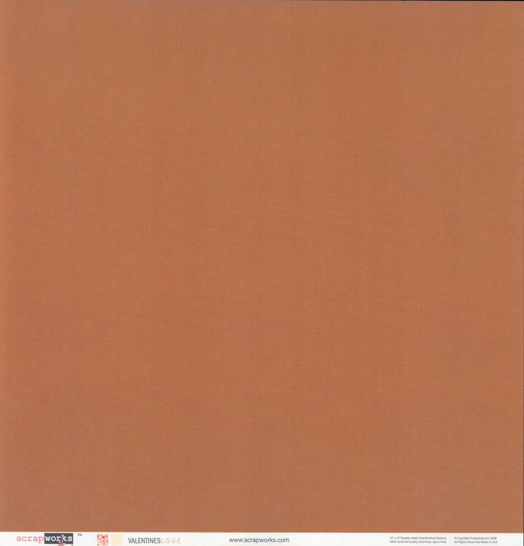 Scrapworks Valentines Love 12x12 Double-Sided Cardstock