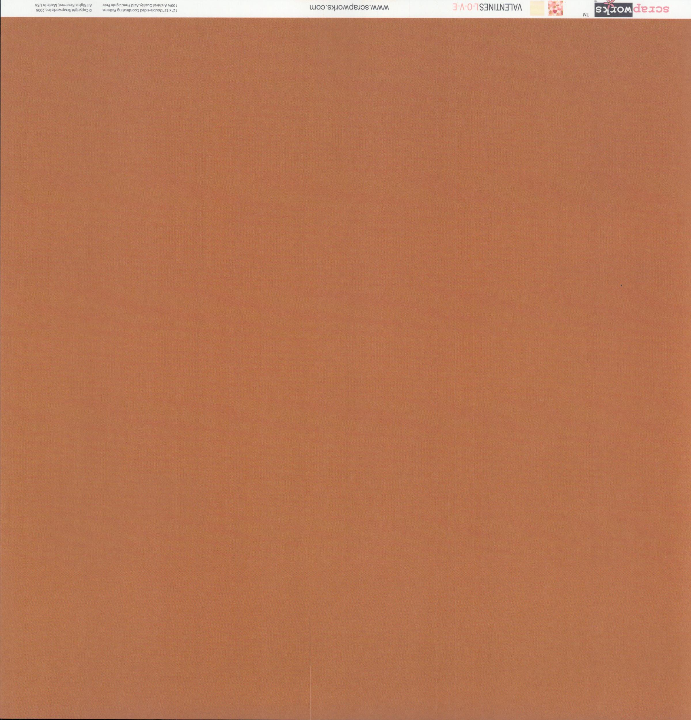 Scrapworks Valentines Love 12x12 Double-Sided Cardstock
