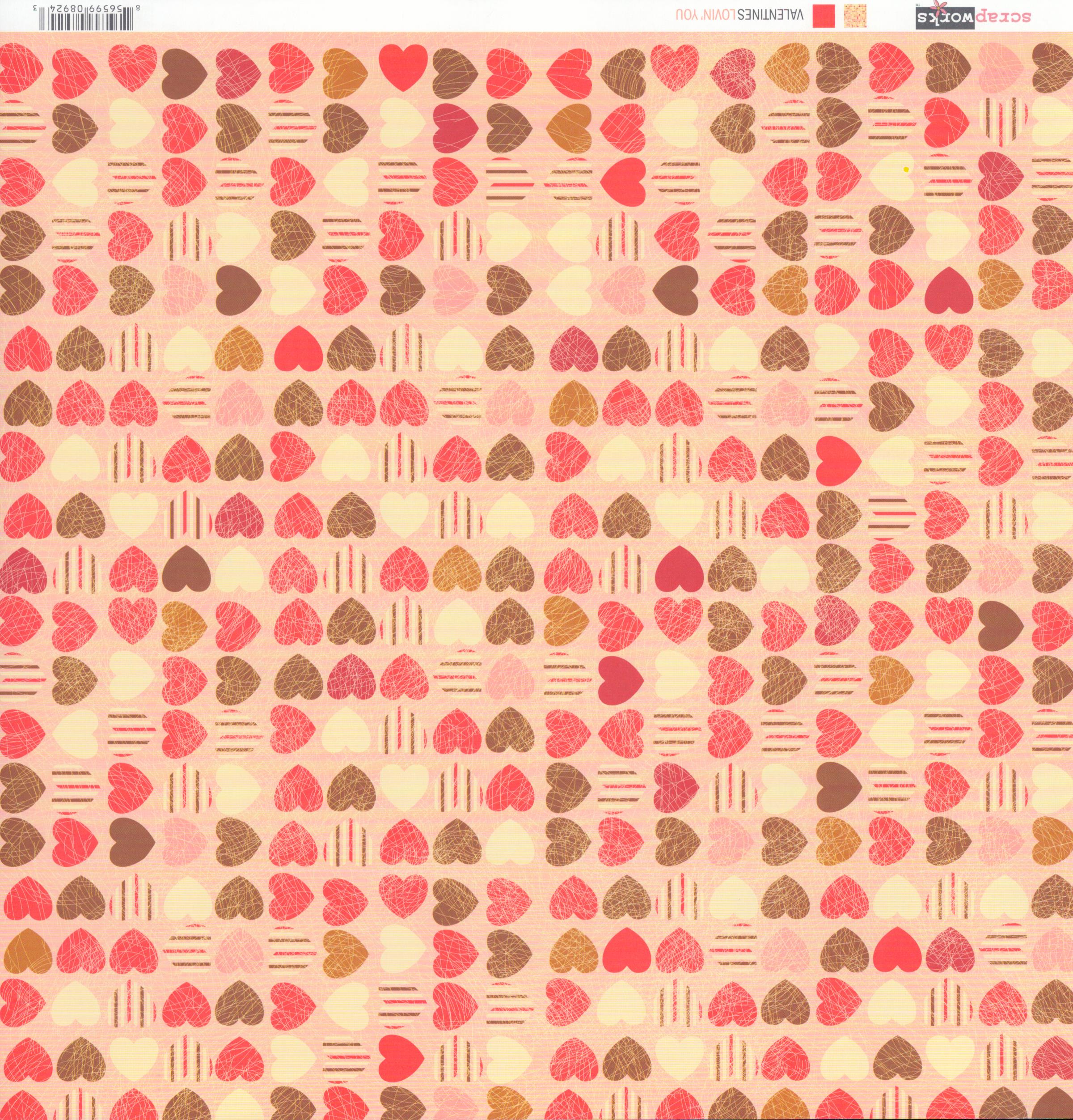 Scrapworks Valentines Lovin' You 12x12 Double-Sided Cardstock