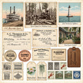 Vintage Louisiana Bayou Ephemera — Printed Ephemera Sheet