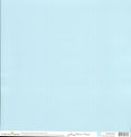 Imagination Project Chloe's Closet The Back Nine Water Hazard Blue 12x12 cardstock — crisp powder sky blue solid with subtle linen crosshatch texture