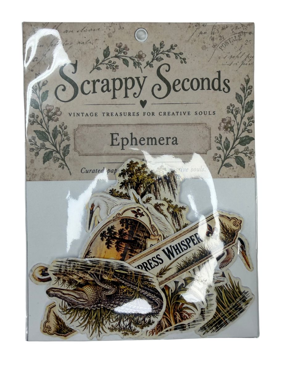 Cypress Bayou Wildlife ephemera — Printed & Precut Ephemera Set