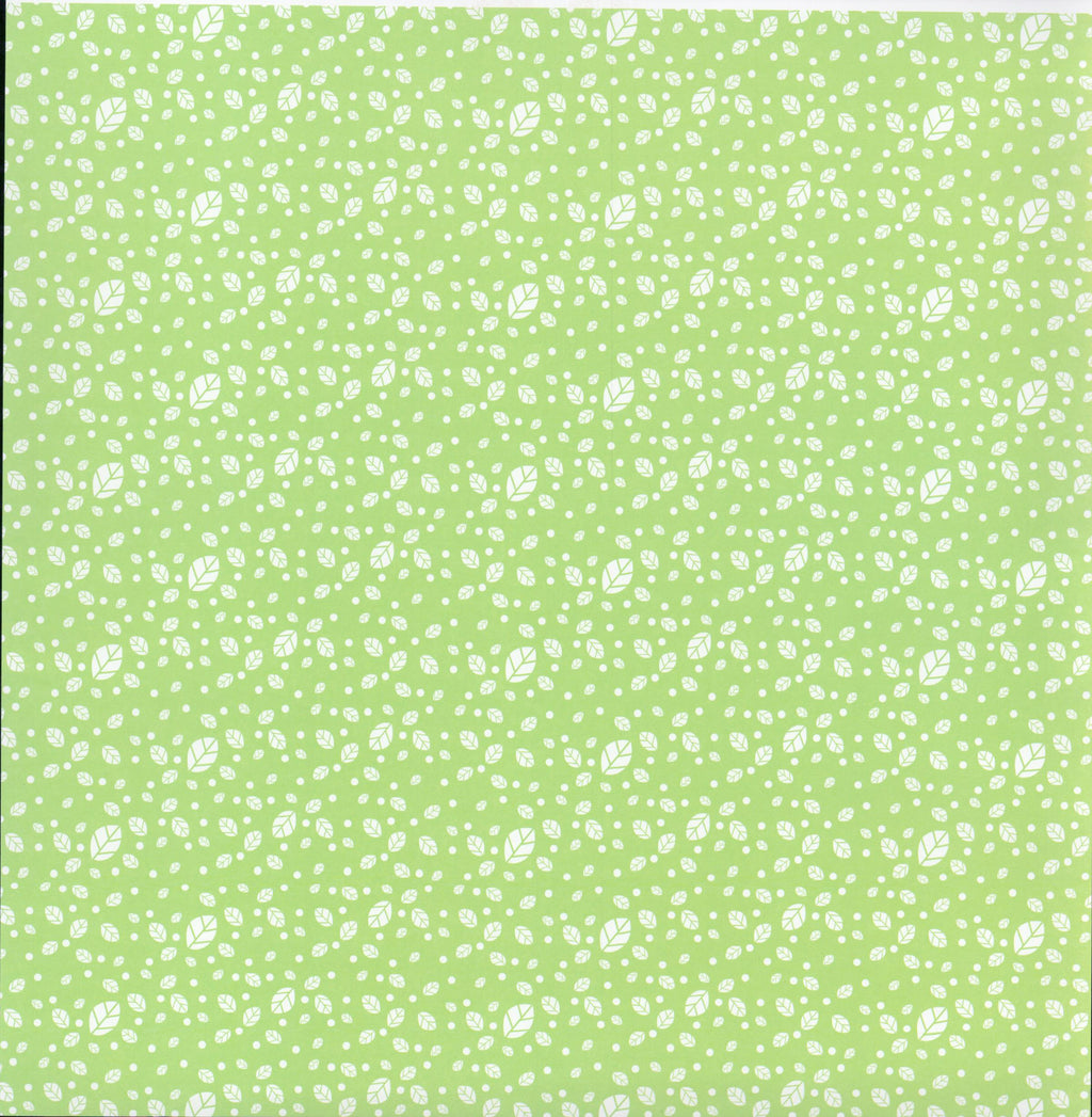 Doodlebug Design Counting Critters Leaves 12x12 scrapbook paper - reverse side all-over counting critters pattern with lions, giraffes, elephants, birds, crocodiles and numbers 1-5 on white background