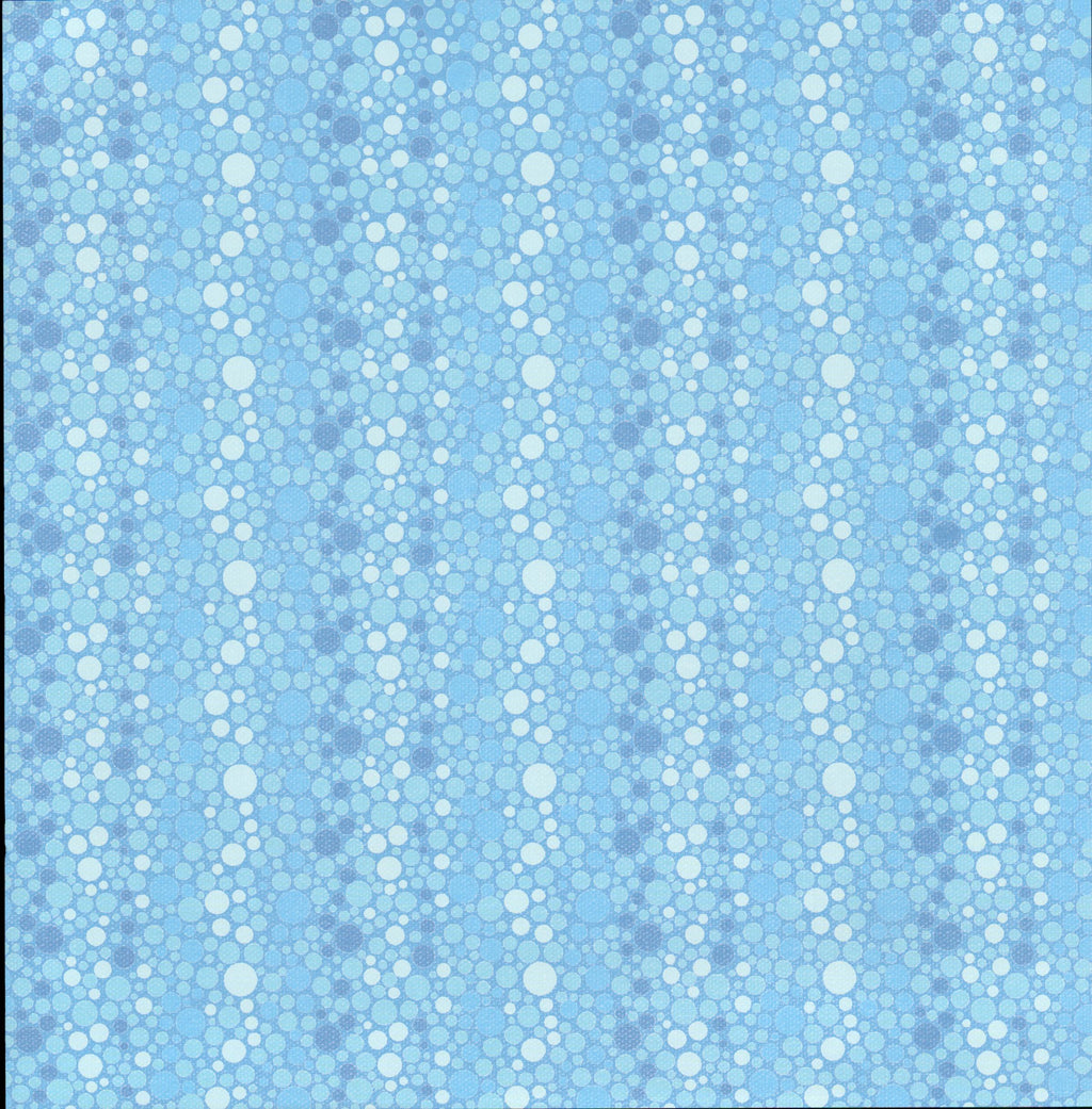 Flair Designs Blue Crush 12x12 scrapbook paper - tone-on-tone sky blue cascading bubbles and circles of varying sizes underwater water bubbles effect