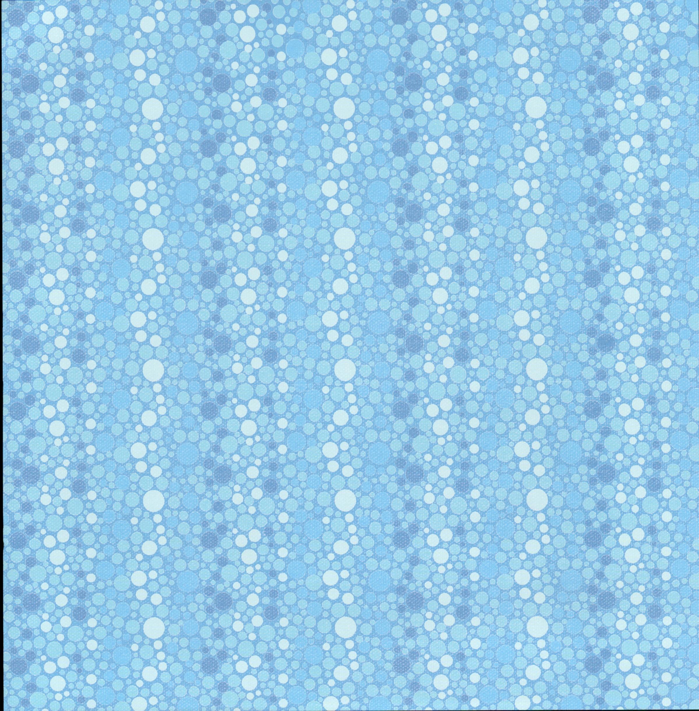 Flair Designs Blue Crush 12x12 scrapbook paper - tone-on-tone sky blue cascading bubbles and circles of varying sizes underwater water bubbles effect