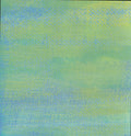 Flair Designs Blue Hawaii 12x12 scrapbook paper - soft chartreuse yellow-green and periwinkle blue fine crosshatch linen texture weave shimmering fabric-like effect