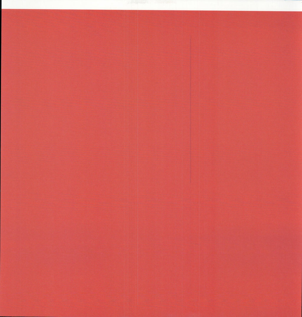 S.E.I. Holiday Hoopla Bulb Blast 12x12 scrapbook paper - reverse side solid coral red, item 7-5602
