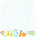 Doodlebug Design Counting Critters 12x12 scrapbook paper - front side vibrant solid orange with subtle tone-on-tone crosshatch grid texture