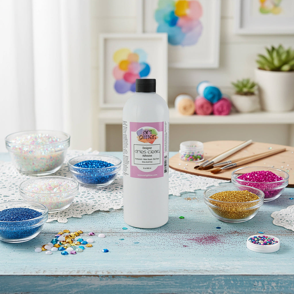 16 OZ DESIGNER DRIES CLEAR ADHESIVE GLUE: 16 oz refill