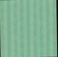 Colorbok Green Holly Stripe 12x12 scrapbook paper - soft sage mint green tone-on-tone vertical stripes with delicate holly leaf and berry vine accents