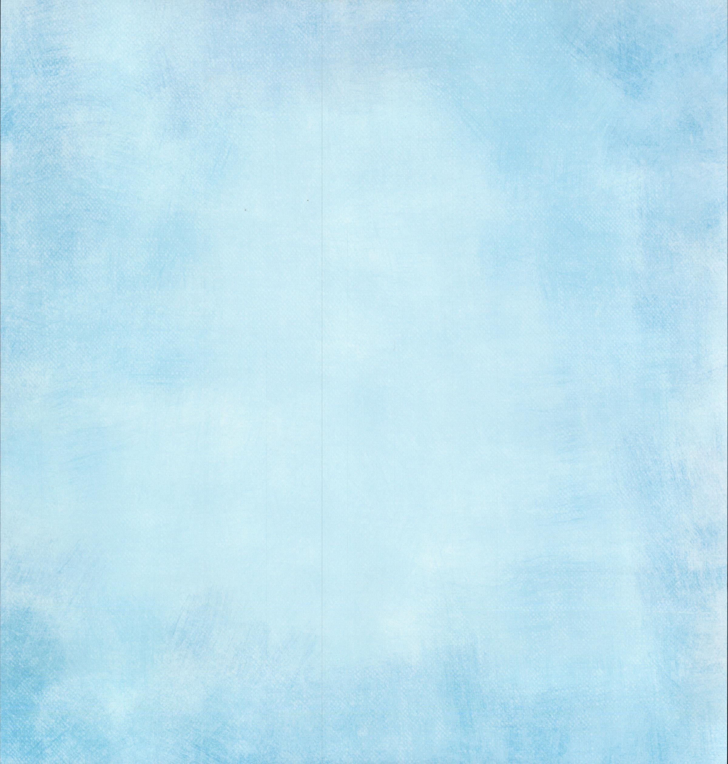 Fancy Pants Designs Merriment 12x12 scrapbook paper reverse - soft powder blue watercolor wash with gentle cloudy shifts between pale blue and white, item 864 Floral Chic Papers by Michelle Coleman